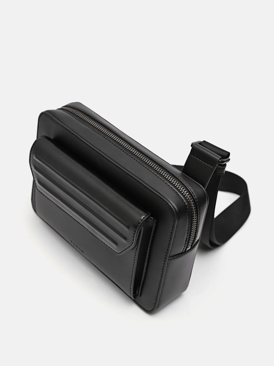 Túi đeo chéo phom chữ nhật hiện đại Sling - Đen - Ảnh 4