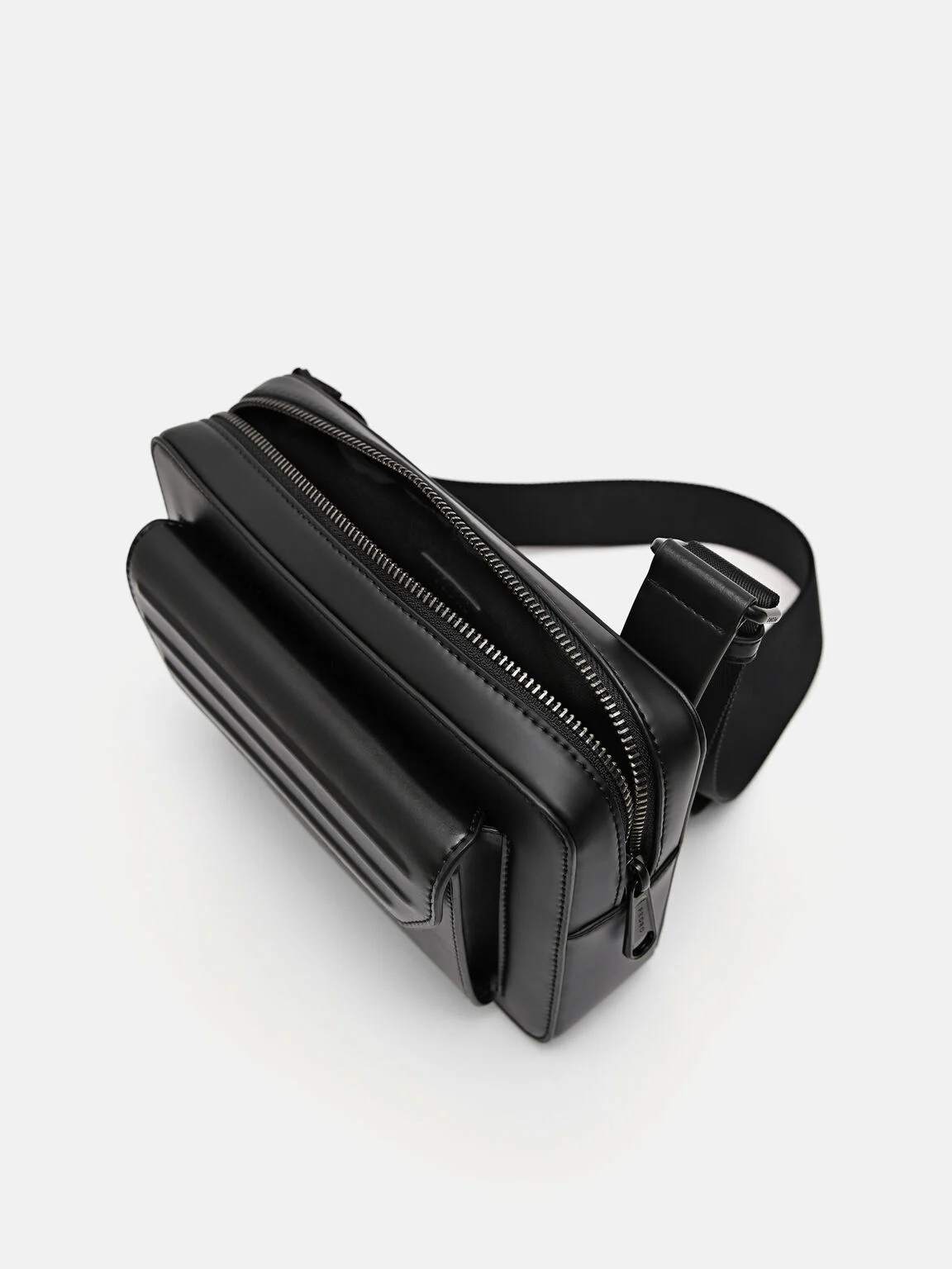 Túi đeo chéo phom chữ nhật hiện đại Sling - Đen - Ảnh 2