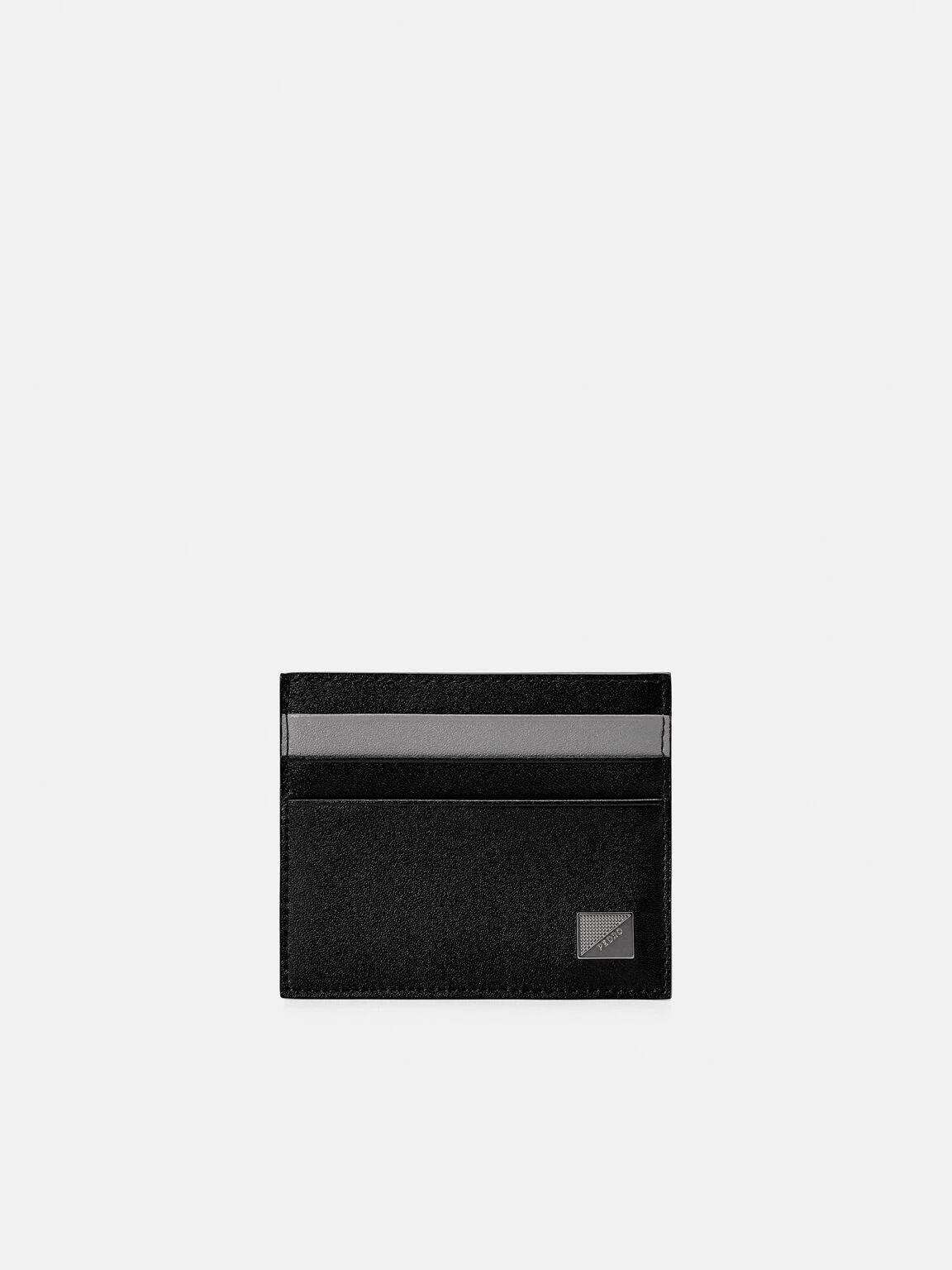 Ví đựng thẻ Leather - Đen