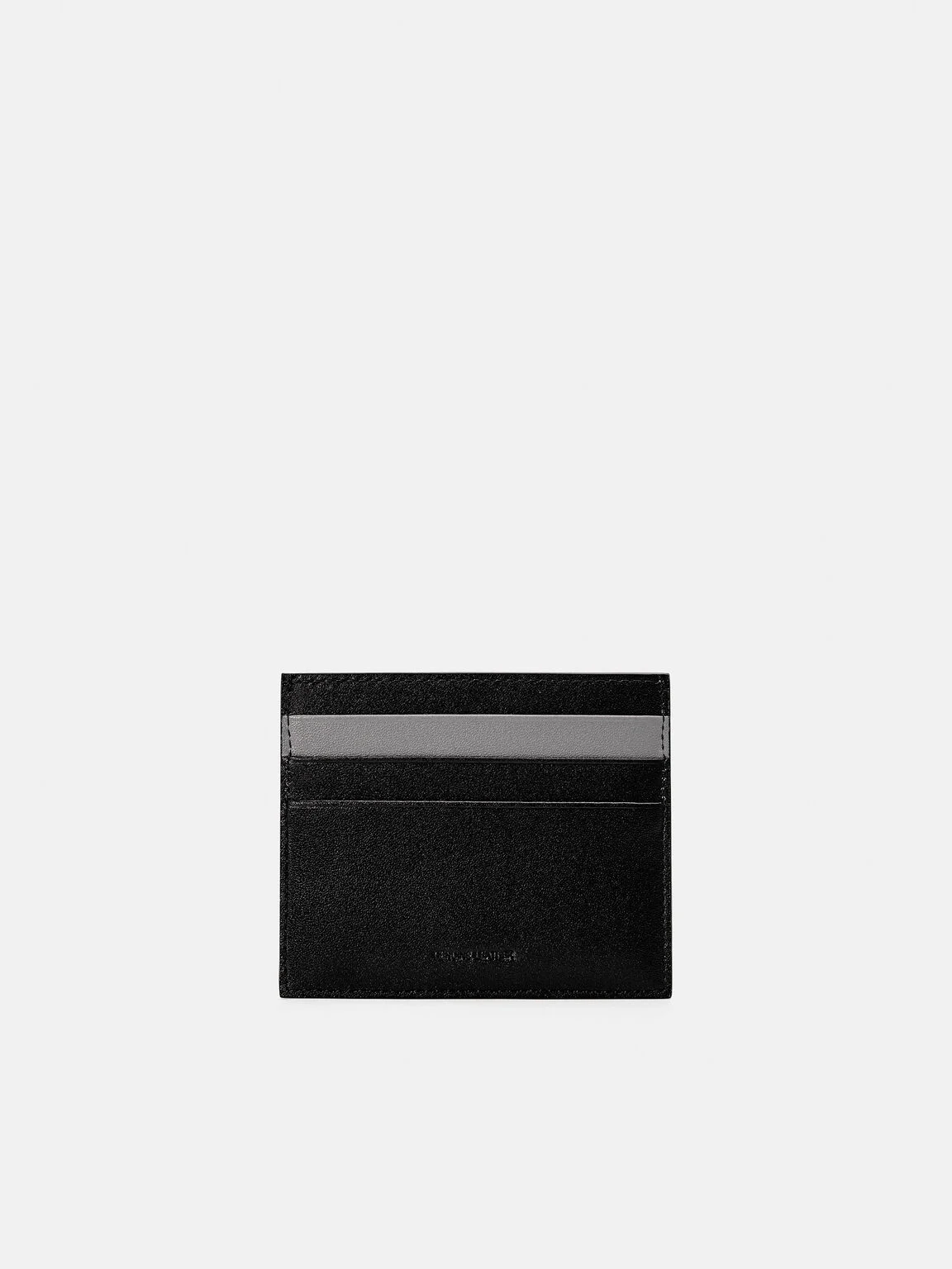 Ví đựng thẻ Leather - Đen - Ảnh 3