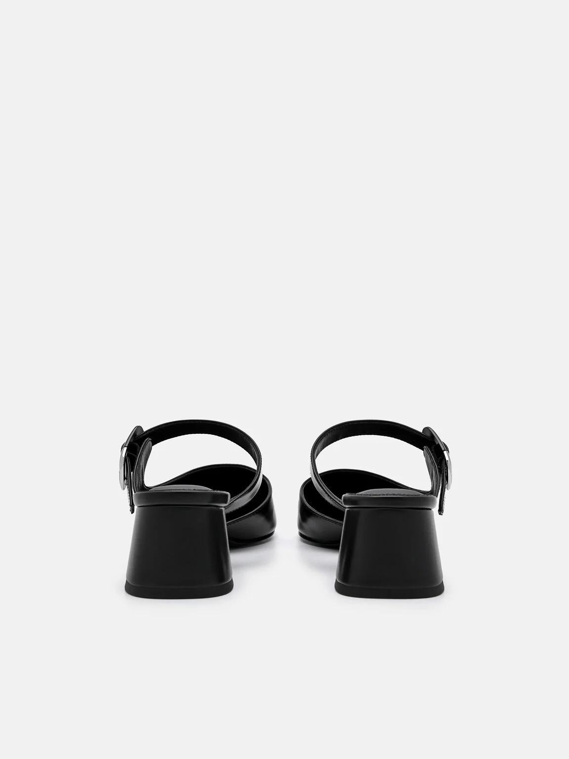 Giày mules cao gót Bridget - Đen - Ảnh 4