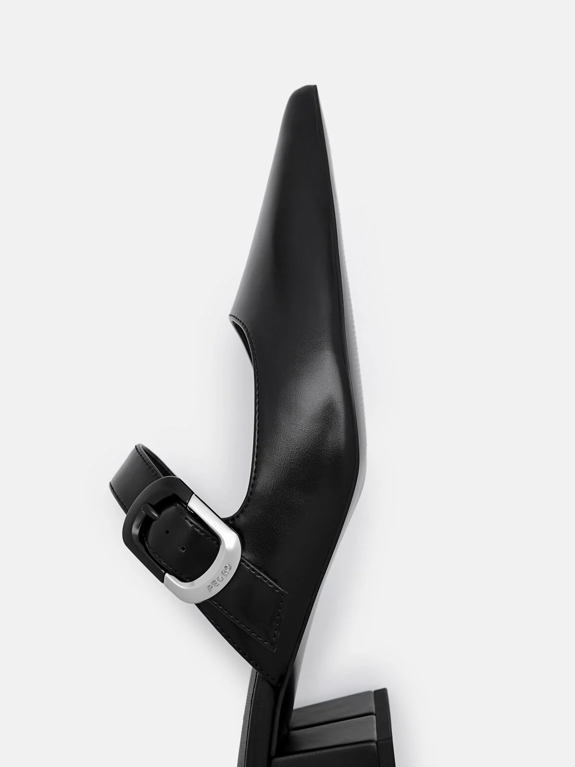Giày mules cao gót Bridget - Đen - Ảnh 2
