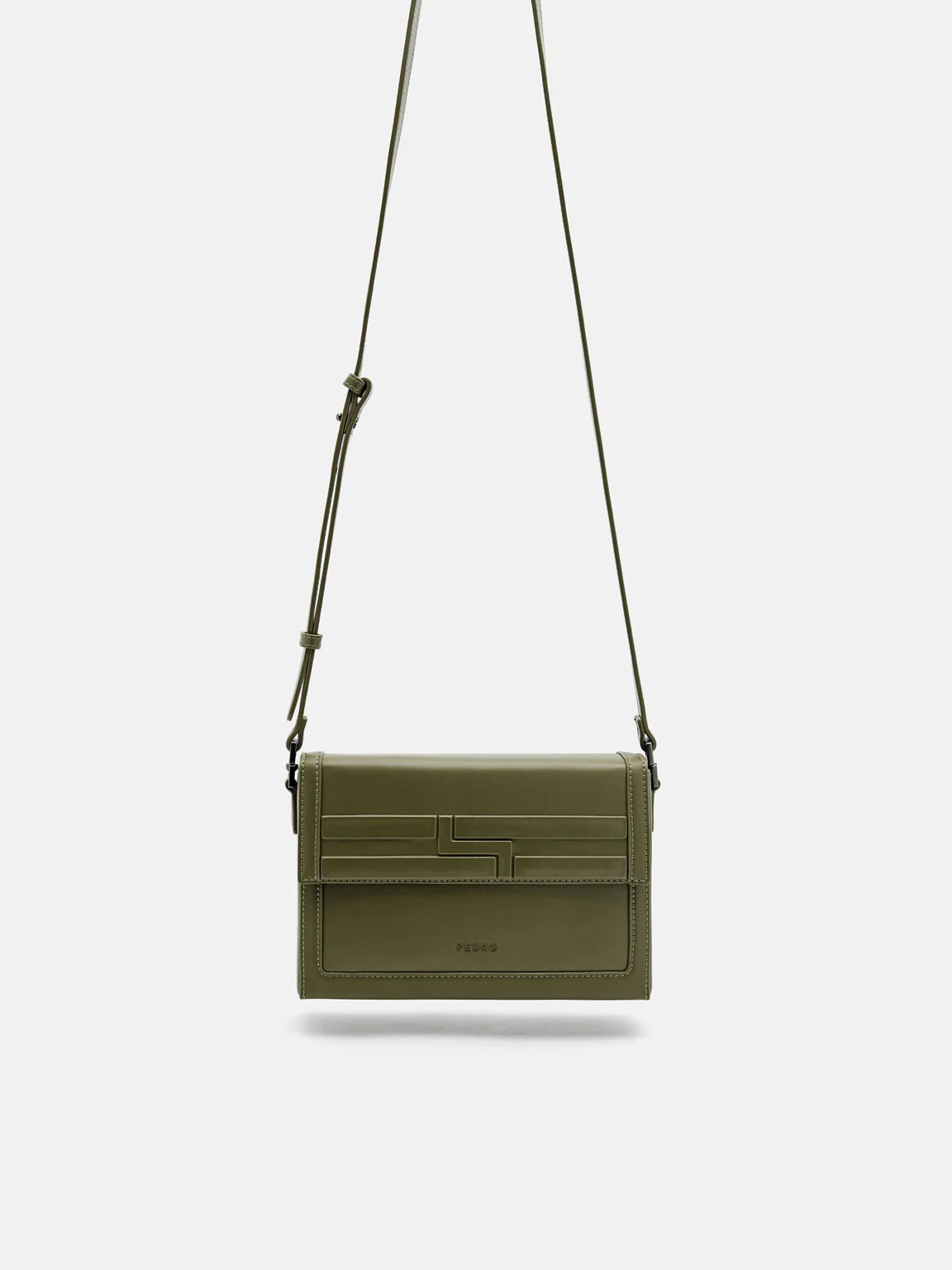 Túi đeo chéo phom chữ nhật Alto Boxy - Xanh Olive - Ảnh 4