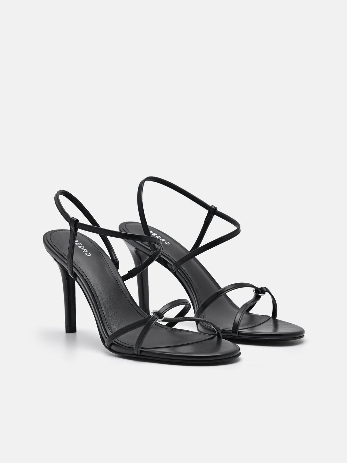 Giày sandals cao gót Dita - Đen - Ảnh 6
