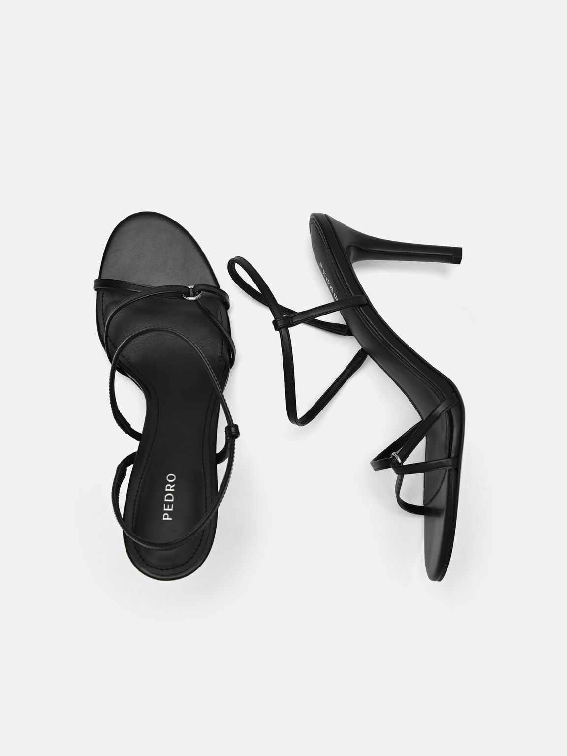 Giày sandals cao gót Dita - Đen - Ảnh 3
