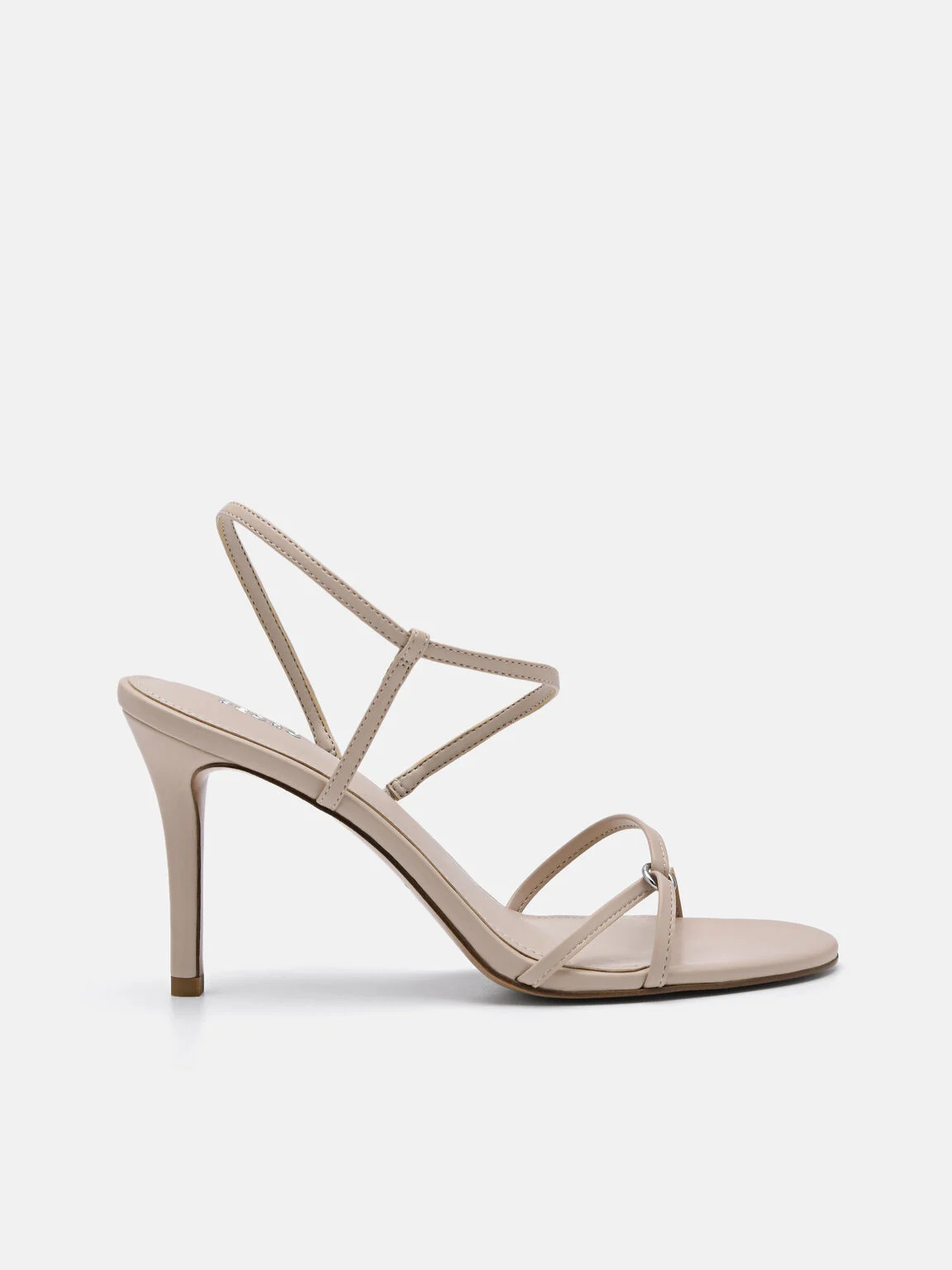 Giày sandals cao gót Dita - Nude