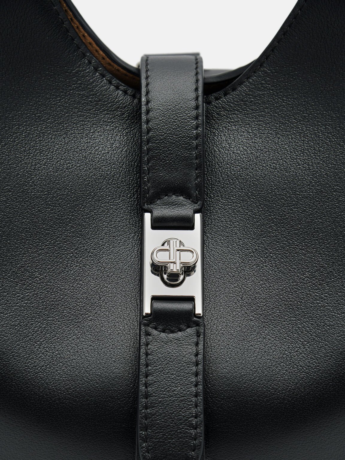 Túi đeo vai Icon Leather Hobo - Đen - Ảnh 5
