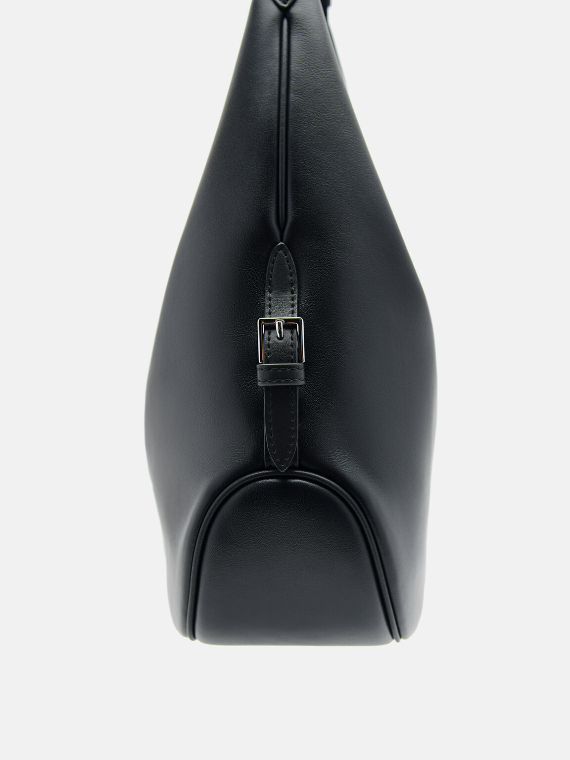Túi đeo vai Icon Leather Hobo - Đen - Ảnh 4