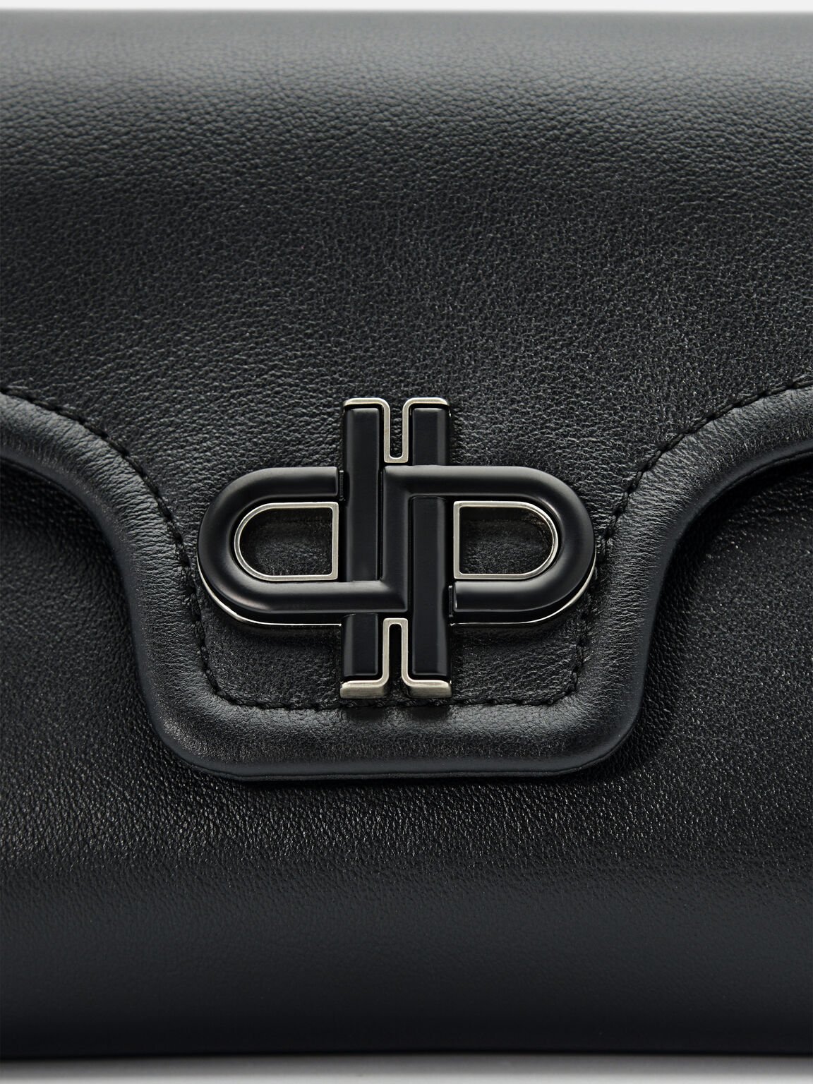 Túi đeo vai Icon Leather Mini - Đen - Ảnh 4